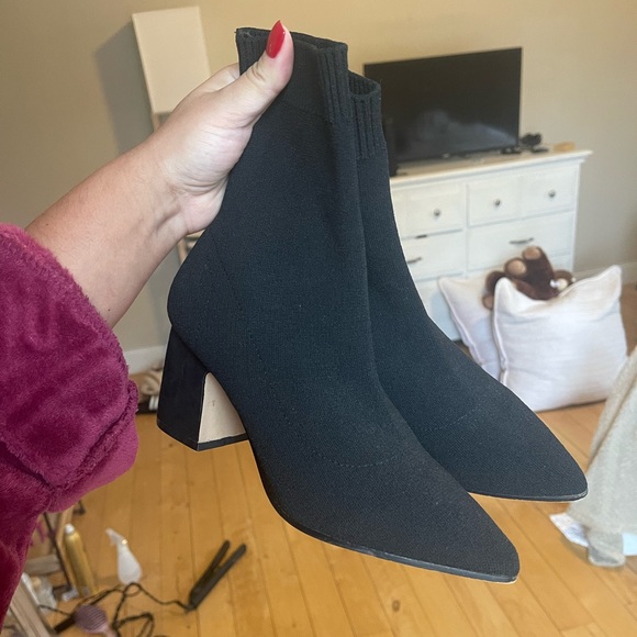 ALDO | Black Aldo Sock Bootie - Picture 7 of 7